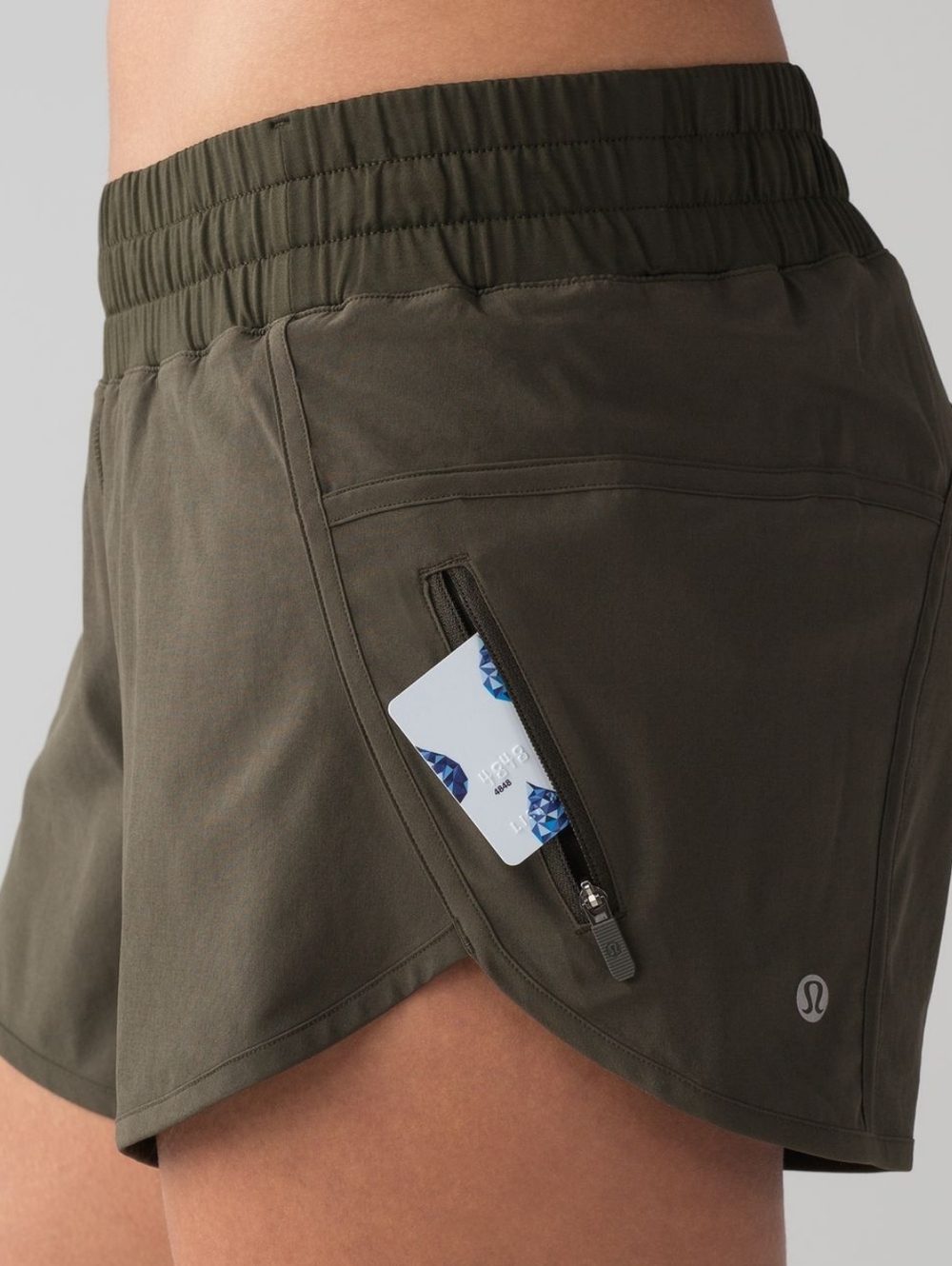 LULULEMON Tracker Short IV 4-way Stretch 4" Dark Olive Green Size 4